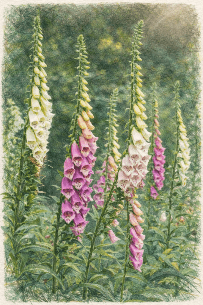 Foxglove (Digitalis purpurea)