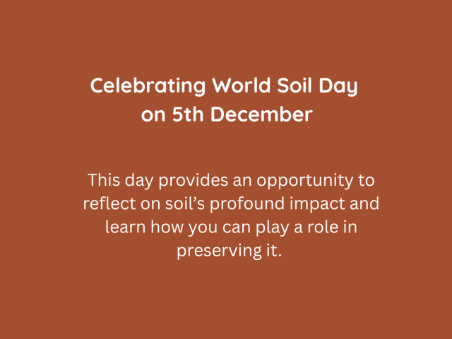 Celebrating World Soil Day on 5th December