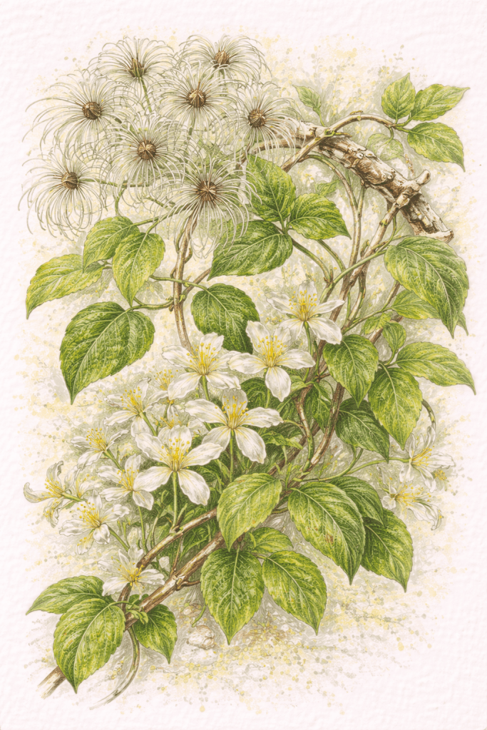 Old Man’s Beard – Clematis vitalba