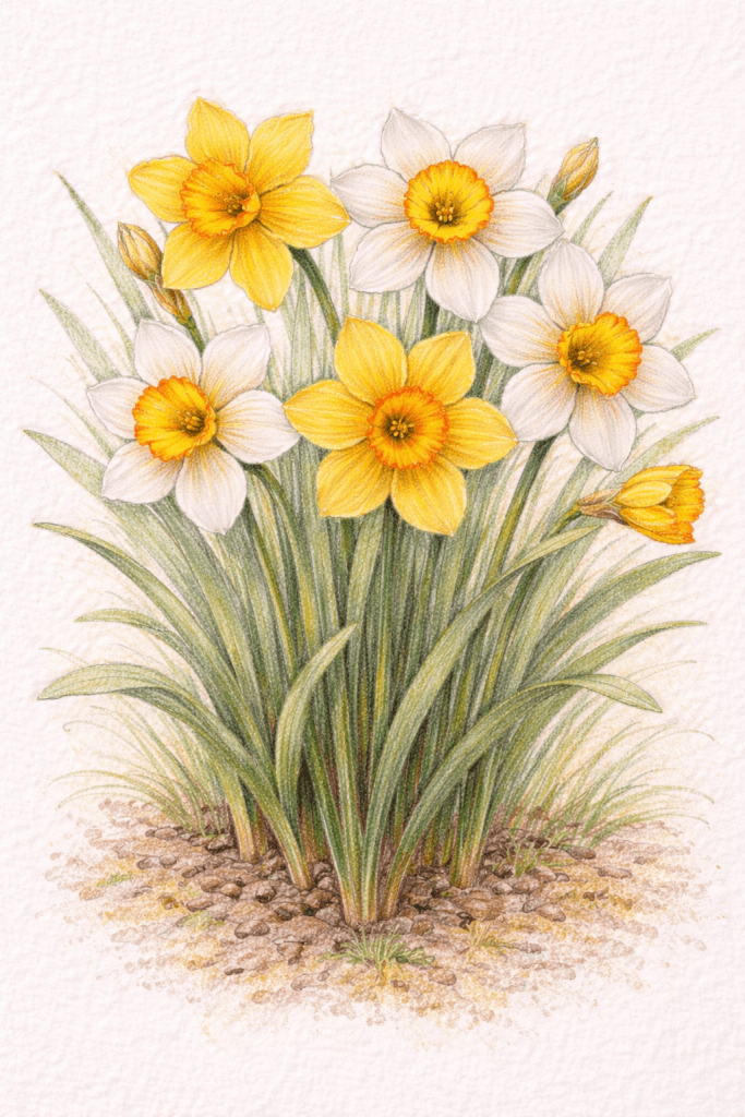 daffodil (Narcissus pseudonarcissus)