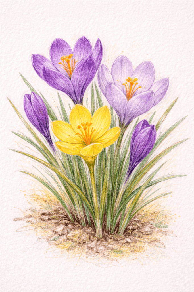 Crocuses: Nature’s Painted Jewels