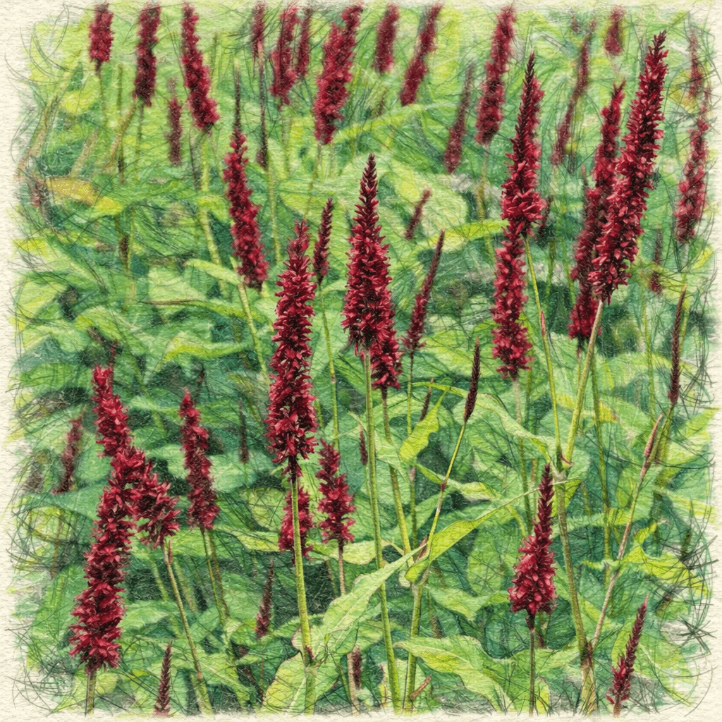 Persicaria amplexicaulis (Red Bistort)