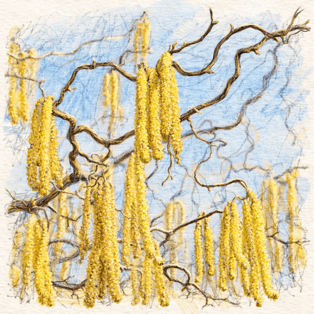 Corylus avellana 'Contorta' 