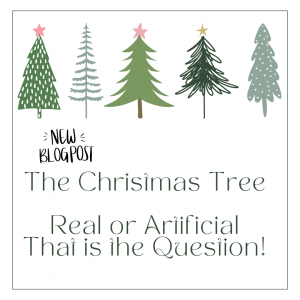 The Christmas Tree. Real or Artificial? That is the question!