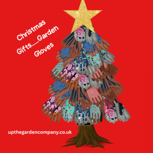 Christmas Gardening Glove Tree