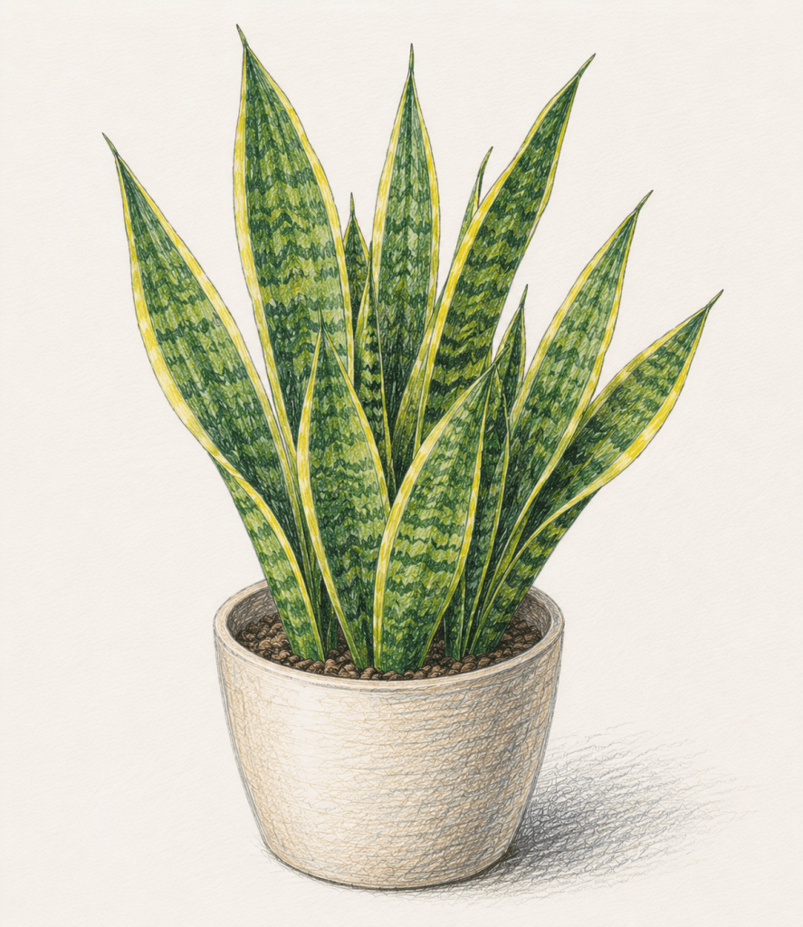 Snake Plant — Dracaena trifasciata